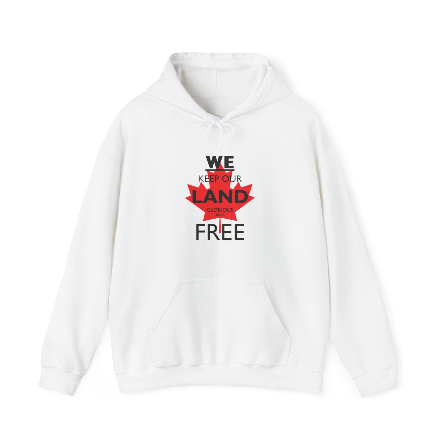 Made in Canada! Shop Local Buy Canadian - Freedom Land Canada Unisex Hoodie - Canadian Pride -