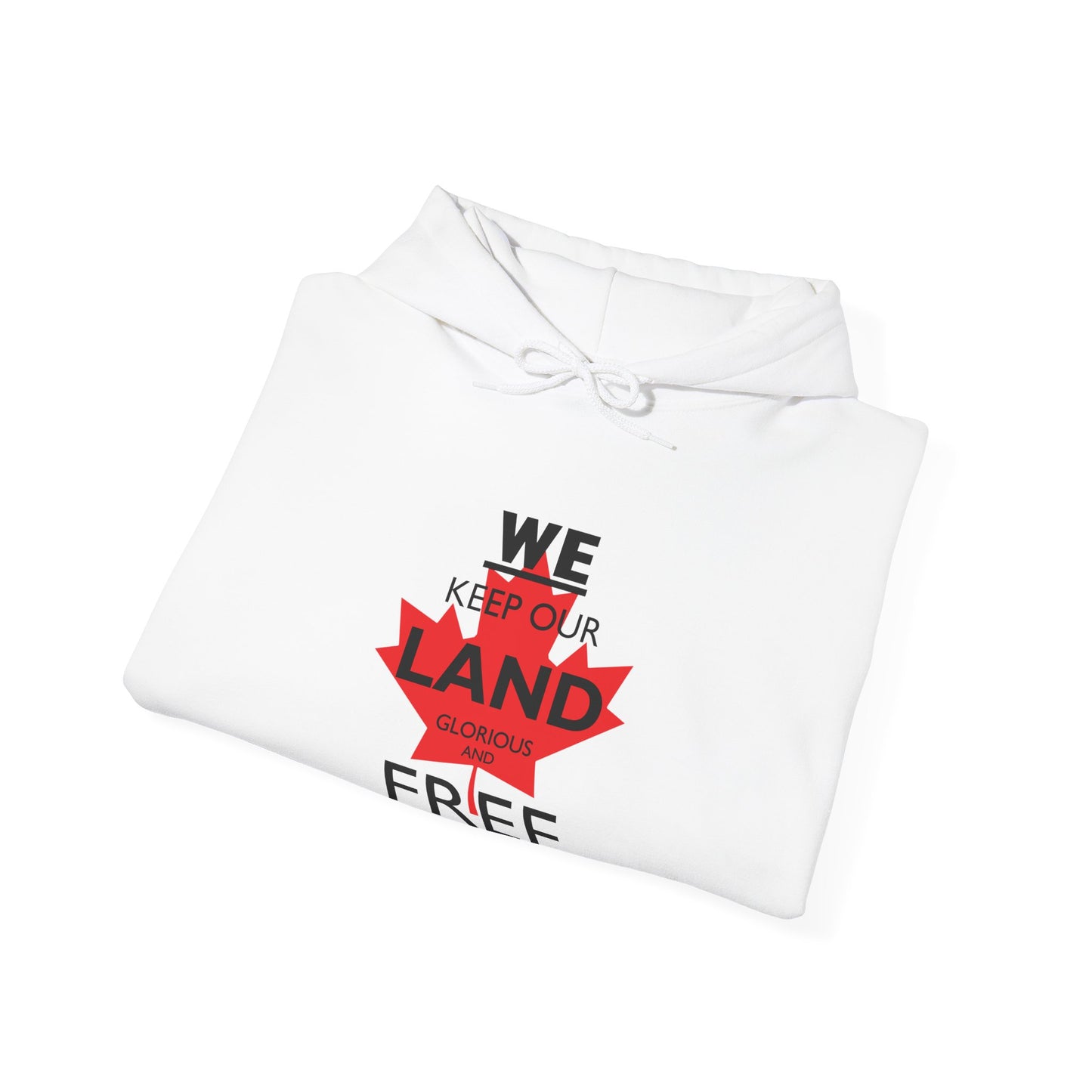 Made in Canada! Shop Local Buy Canadian - Freedom Land Canada Unisex Hoodie - Canadian Pride -