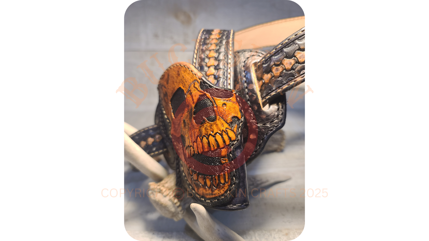 BLACK DEATH SKULL AND BONES FULL KIT
