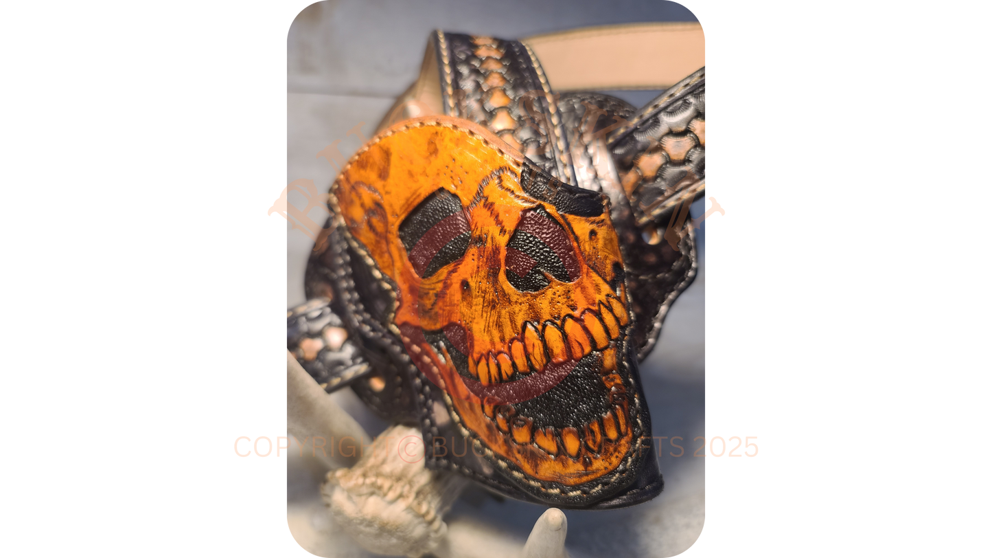 BLACK DEATH SKULL AND BONES FULL KIT