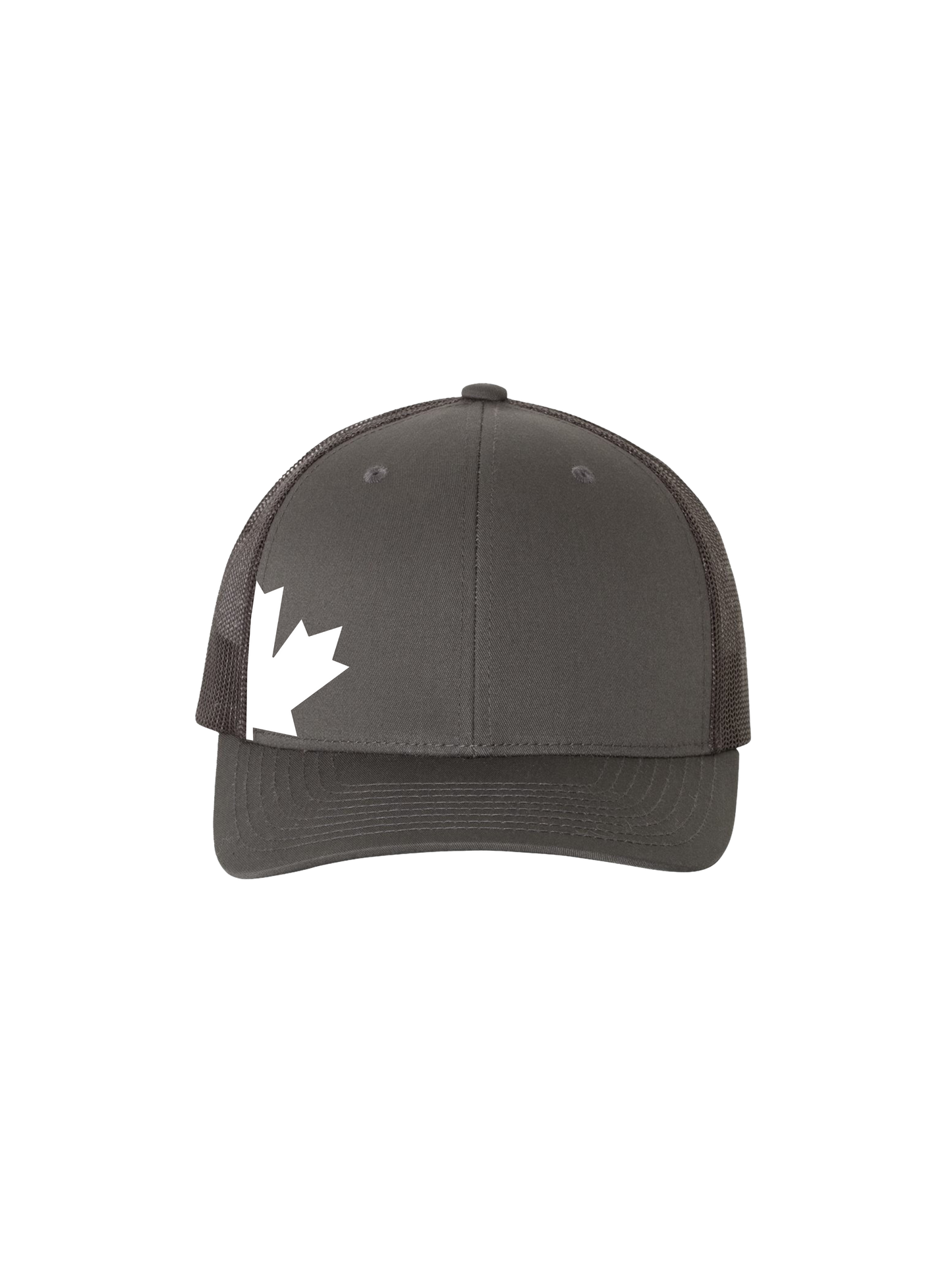 Canadian Maple Leaf Trucker Hat - Mesh Back Hat - BUY CANADIAN! Designed and Printed IN CANADA!