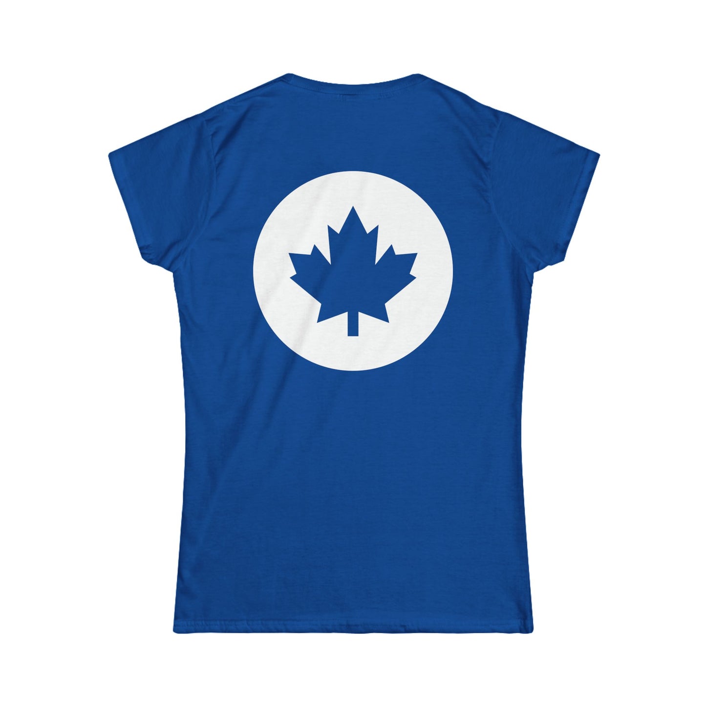 Canadian Women's Softstyle Tee - Celebrate Your Heritage Made In Canada! Printed In Canada!