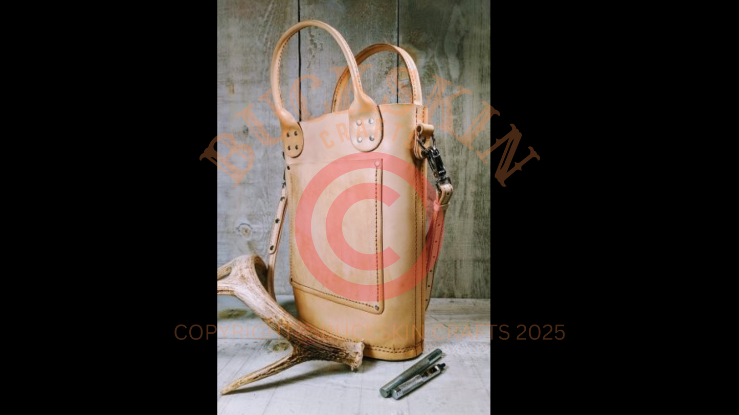 VEG TAN CUSTOM PLAINSMAN BAG