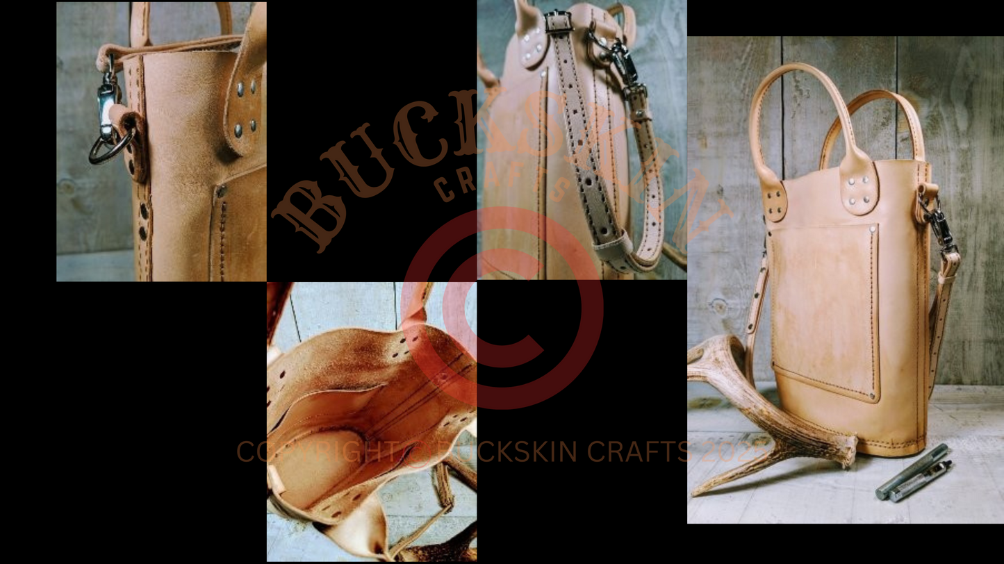 VEG TAN CUSTOM PLAINSMAN BAG