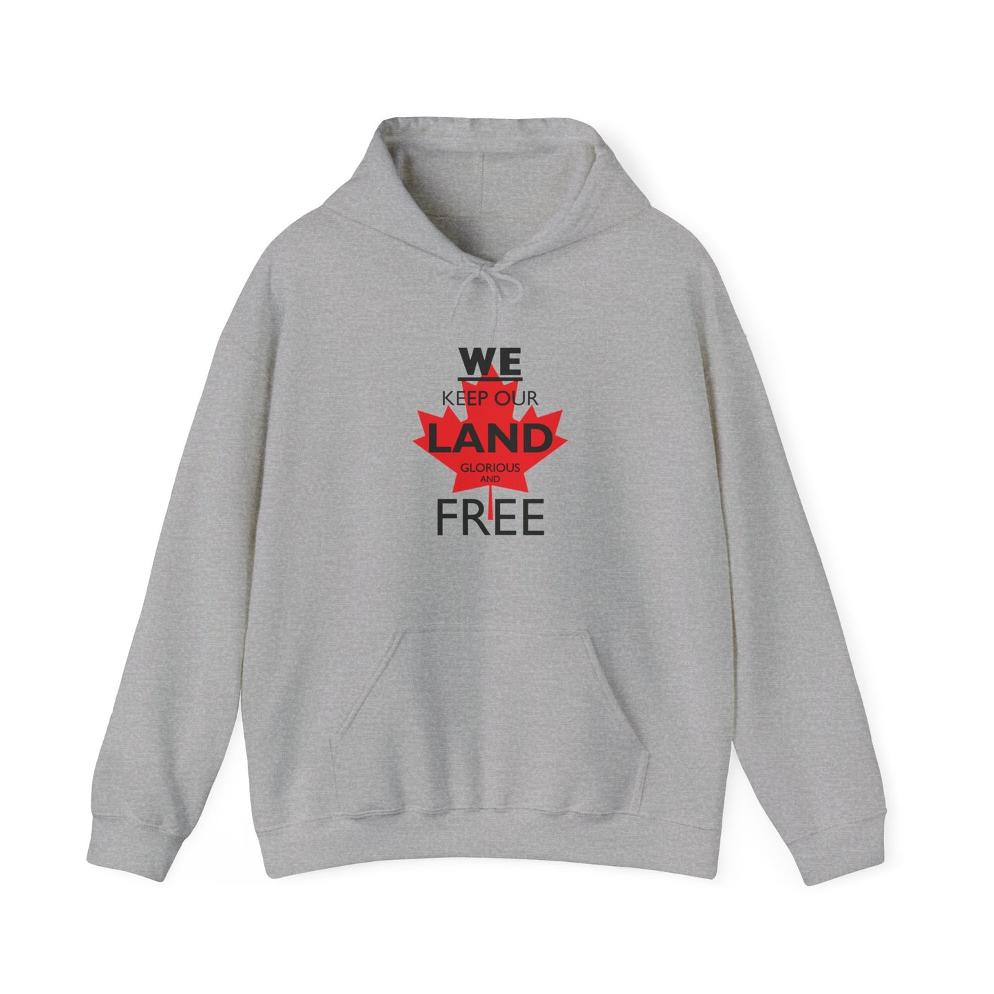 Made in Canada! Shop Local Buy Canadian - Freedom Land Canada Unisex Hoodie - Canadian Pride -