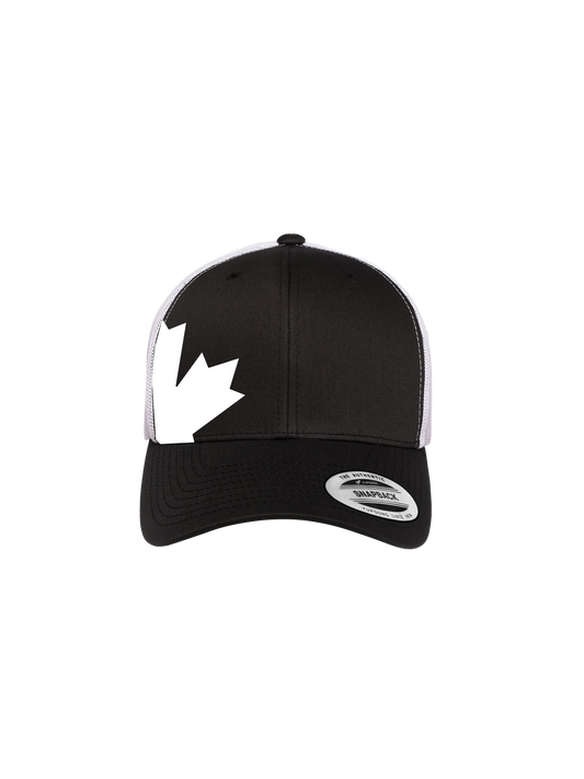 Canadian Maple Leaf Trucker Hat - Mesh Back Hat - BUY CANADIAN! Designed and Printed IN CANADA!